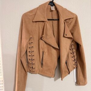 Tan Suede Women's Jacket